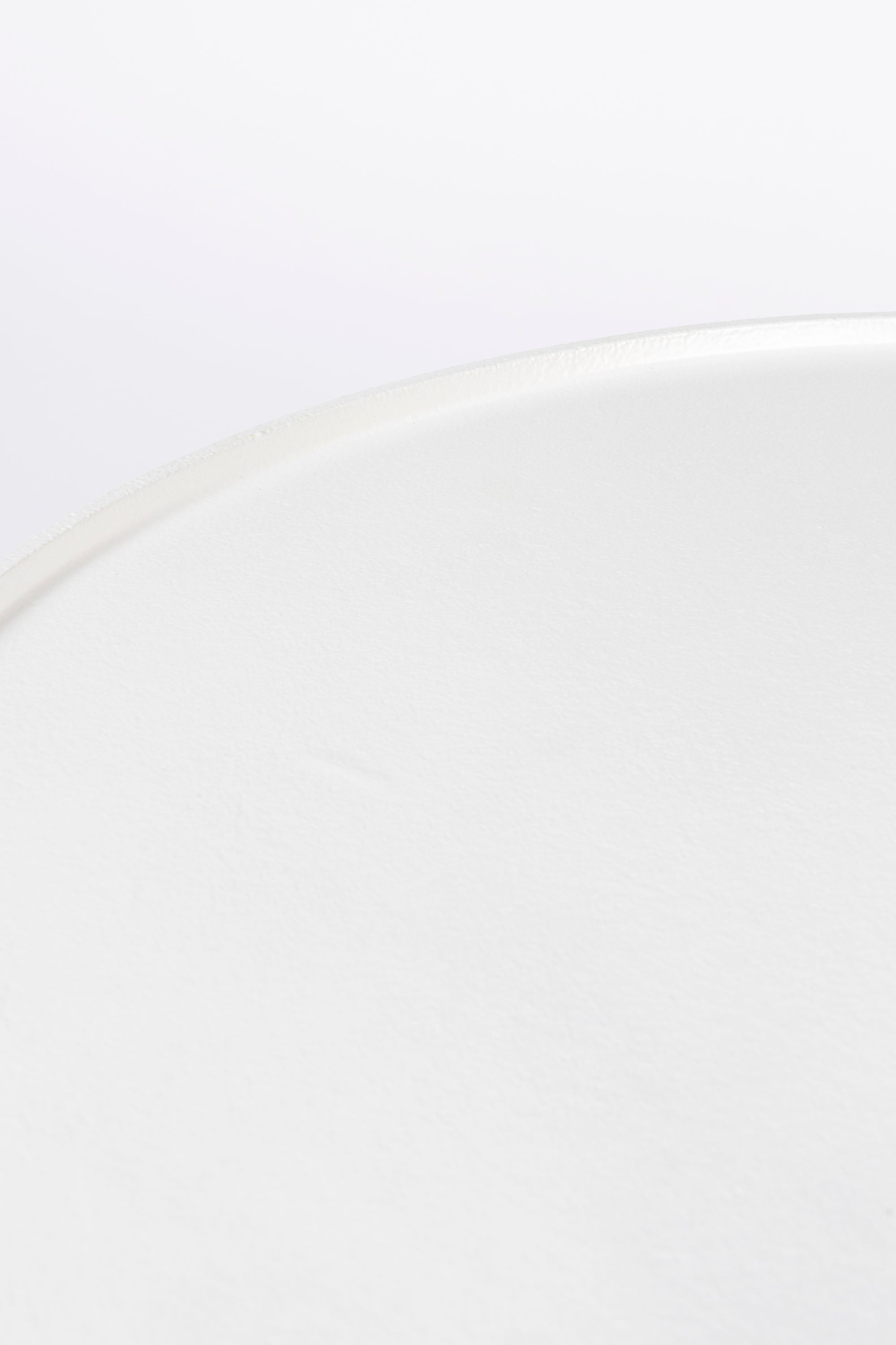 Zuiver Floss White Aluminum Round Coffee Table